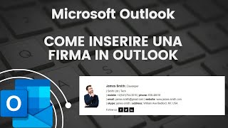 Come inserire una firma in Outlook il modo più semplice ✒️📧 [upl. by Haisa]