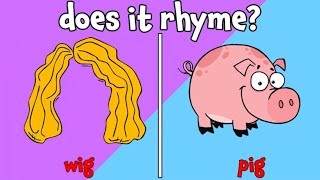 Does It Rhyme Learning Rhyming Words for Kids [upl. by Anitnegra20]