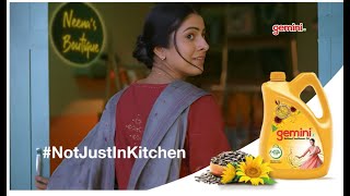 Gemini Refined Sunflower Oil NotJustInKitchen Hindi [upl. by Rafat486]