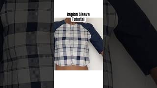 Raglan sleeve tutorial patternmaking fashion raglansleeve [upl. by Tega]