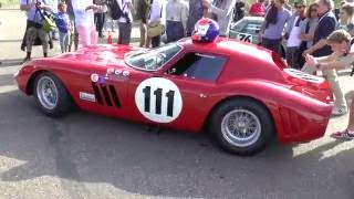 Ferrari 250 GTO 64 vs 3 Cobras and 3 Shelby Cobra Daytona coupes at Zandvoort [upl. by Joachim]