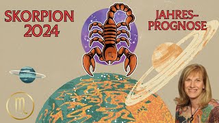 ❤️Skorpion 2024 ♏ JahresHoroskop  Karriere trifft auf Spiritualität Die optimale Balance finden😲 [upl. by Pelson]