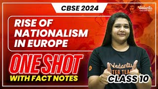 Rise of Nationalism in Europe ONESHOT with Fact Note  Class 10  CBSE 2024 🔥 Suba maam [upl. by Yennek579]