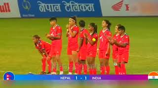 nepal vs india football penalty II PENALTY SHOOTOUT II SAFF WOMENS CHAMPIONSHIP SEMIFINAL [upl. by Melisande]