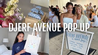 DJERF AVENUE x EMI JAY LA POP UP VLOG  HAUL [upl. by Ilah]