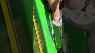 John Deere 3025E Hydraulic pressure adjustment part 2 [upl. by Anilet929]