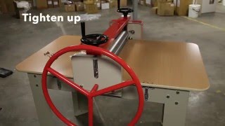 Slab Roller how to assemble and operate [upl. by Etakyram529]