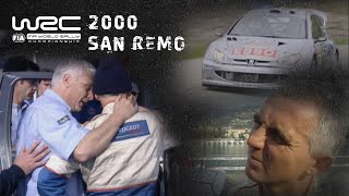 WRC 2000  San Remo Rally  Francois Delecour fuming at teammate Gilles Pannizi [upl. by Tremann]