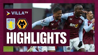 HIGHLIGHTS  Aston Villa 20 Wolves [upl. by Acinad]