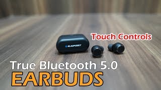 Blaupunkt BTW01 True Wireless HD Sound Bluetooth Earbuds with Touch Controls for Rs 4999 [upl. by Hsotnas661]