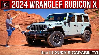 The 2024 Jeep Wrangler Rubicon X Brings Luxury amp Capability To Open Air Freedom [upl. by Novert]