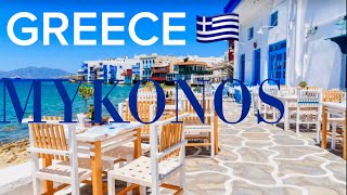 MYKONOS 🇬🇷Greece  Walking Tour  Travel Guide [upl. by Cohby]