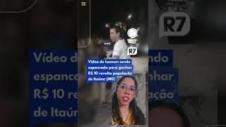 Agressão no morador de rua [upl. by Suoiluj146]