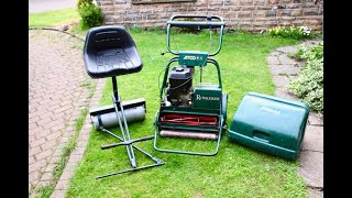 Atco Royale B20 Petrol Cylinder Mower With Briggs and Stratton Engine [upl. by Naginnarb767]