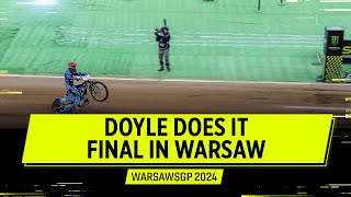 Doyle does it in Warsaw 🙌 The Final WarsawSGP 2024  FIM Speedway Grand Prix [upl. by Deyes]