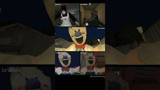 Ice Scream 3 Vs Horror Kiss 2 Vs Evil Nun 2 Vs Ice Scream 2 shorts icescreamgame [upl. by Gabor675]