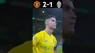 Manchester United vs Juventus Imaginary Highlights CR7 vs CR7 football shorts trending cr7 [upl. by Nothgiel913]