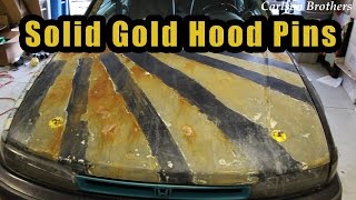 How To Install Hood Pins On A Honda  Another Giveaway [upl. by Mobley583]