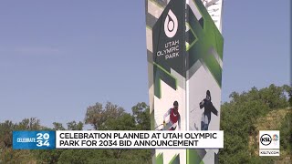 Celebration for 2034 Olympics announcement planned at Utah Olympic Park [upl. by Hitchcock289]