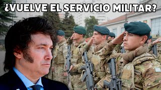 ¿Va a restablecer Milei el servicio militar obligatorio [upl. by Jayson]