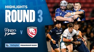 Sale v Gloucester  HIGHLIGHTS  Two Tries Each For Roebuck amp LCD  Gallagher Premiership 202425 [upl. by Elamef]