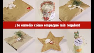 Te enseño cómo empaqué mis regalos ♥ [upl. by Enitsua]