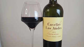 0544  Vinho Cuvelier Los Andes Grand Malbec 2017 vinho vino wine [upl. by Willie]