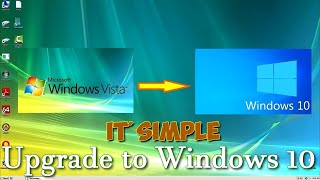 How to Download and Install Windows 10 instead of Windows VistaХР  Stepbystep complete [upl. by Polard]