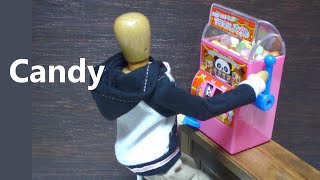 Candy in a slot machine スロットマシン型の容器に入った菓子 [upl. by Lai]