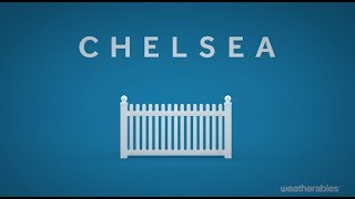 Weatherables Chelsea Picket Fence Installation [upl. by Ydualc]