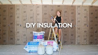 DIY Insulation  Spray Foam Insulation Kit [upl. by Sutphin]