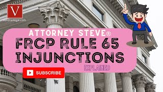 FRCP 65 injunctions process explained by Attorney Steve® [upl. by Annuahs]