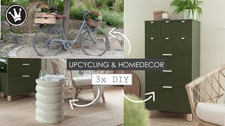 3 DIY IDEEN UPCYCLING  HOME DECOR Kleinanzeigenfund MAKEOVER  DESIGN Beistelltisch selbermachen [upl. by Biron]