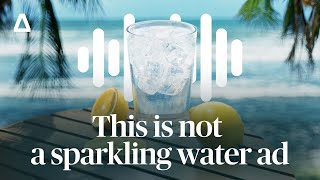 This isnt a sparkling water ad Introducing Artlist’s AI voiceover built for video creators [upl. by Atirahc]