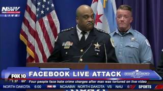 SHOCKING 4 People Charged w HATE CRIME After ATTACK of Mentally Disabled Man on Facebook LIVE FNN [upl. by Davina971]