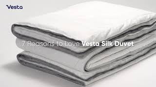 The best duvet ever 100 silk filling for your year round comfort [upl. by Trilbi]