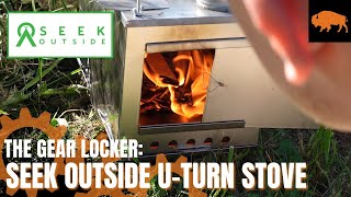 Wood Stove ASMR Seek Outside Large UTurn Stove [upl. by Langill]