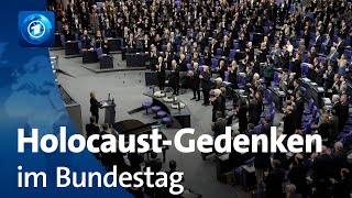 Bundestag erinnert an die Opfer des Holocaust [upl. by Nitsoj789]