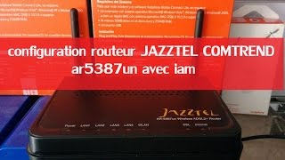 configuration routeur JAZZTEL COMTREND AR5387un via packup [upl. by Shaun]