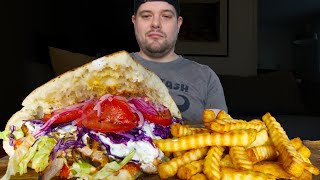 ASMR Deutsch Doner Kebab Mukbang ASMR  Dave Kay ASMR [upl. by Lannie784]