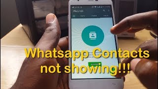 Whatsapp Contacts not showing up fix [upl. by Lamag]