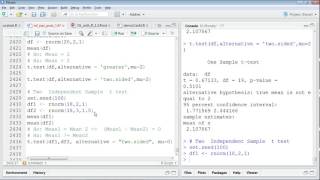 Hypothesis Testing in R [upl. by Elidad]