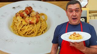 CARBONARA di MARE  Come FARLA CREMOSA e SAPORITA [upl. by Stenger]