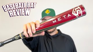 2025 Louisville Slugger Meta 3 BBCOR TwoPiece Composite Baseball Bat  Bat Specs Review [upl. by Johansen]