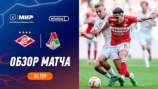 Highlights Spartak vs Lokomotiv  RPL 202324 [upl. by Ardys]