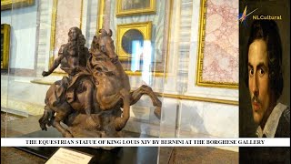 The Equestrian Statue of King Louis XIV by Bernini at the Borghese Gallery [upl. by Sirtimid]