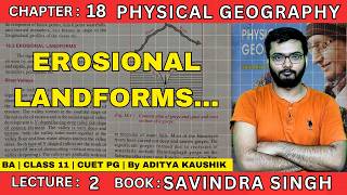 L2 Running Water and Fluvial Landforms  Physical Geography  World Geography  Savindra Singh [upl. by Denten]