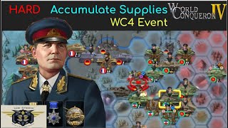 WC4 World Conqueror 4 Event Challenge Accumulate Supplies HARD 110 Max Reward [upl. by Nellahs]