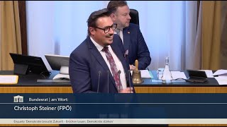 Christoph Steiner  Abschiedsrede im Bundesrat  3102024 [upl. by Shaddock471]