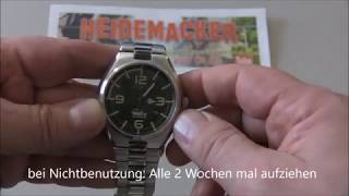 Automatikuhr aufziehen Tipp automatic watch [upl. by Der]